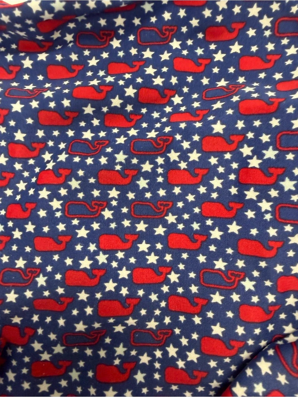 Vineyard Vines Kids Long Sleeve Whale & Star Rashguard - Blue & Red